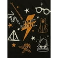 thumbnail image 3 of Harry Potter Girls Black & Orange Halloween Graphic Tee Shirt T-Shirt M (10/12), 3 of 3