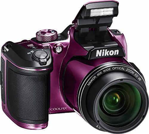 Ongehoorzaamheid reputatie Vooruitgaan Nikon - COOLPIX B500 16.0-Megapixel Digital Camera - Plum - Walmart.com