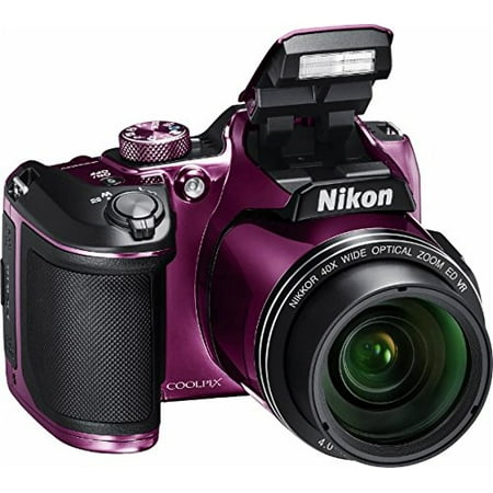 Nikon - COOLPIX B500 16.0-Megapixel Digital Camera - Plum