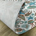 thumbnail image 5 of Ambesonne Medusa Place Mats Set of 4, Crabs Octopus Shells Sea, Standard Size, Turquoise Brown, 5 of 6
