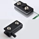 thumbnail image 3 of 6 piezas de bisagra de pivote de puerta de vidrio de acero inoxidable, clip de bisagra de puerta de vidrio ajustable (40x20x10 mm), clip de bisagra de pivote de gabinete para vidrio de 5-8 mm de espe TUNC Sencillez, 3 of 5