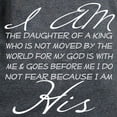 thumbnail image 3 of CafePress - I Am His Script Letters Women's Dark T Shirt - Women's Traditional Fit Dark T-Shirt, 3 of 4
