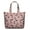 Dog, variant on Bee Travel Duffel Bag, Honeybee Lover Cartoon Print Weekender Tote, Bumble Bee Pattern Lightweight Multipurpose Carry-on Bag for Women