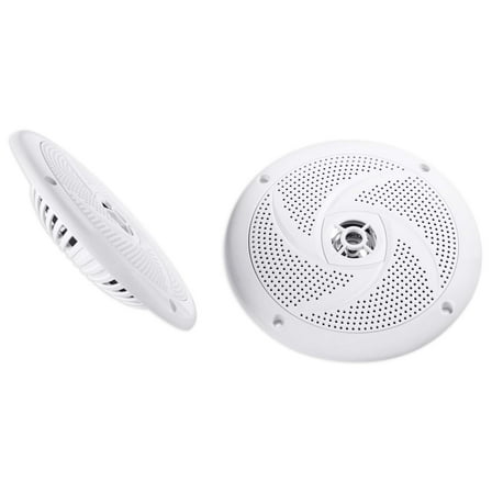 Pair Rockville RSM65W 6.5" 320 Watt Waterproof Shallow Slim Marine Boat Speakers