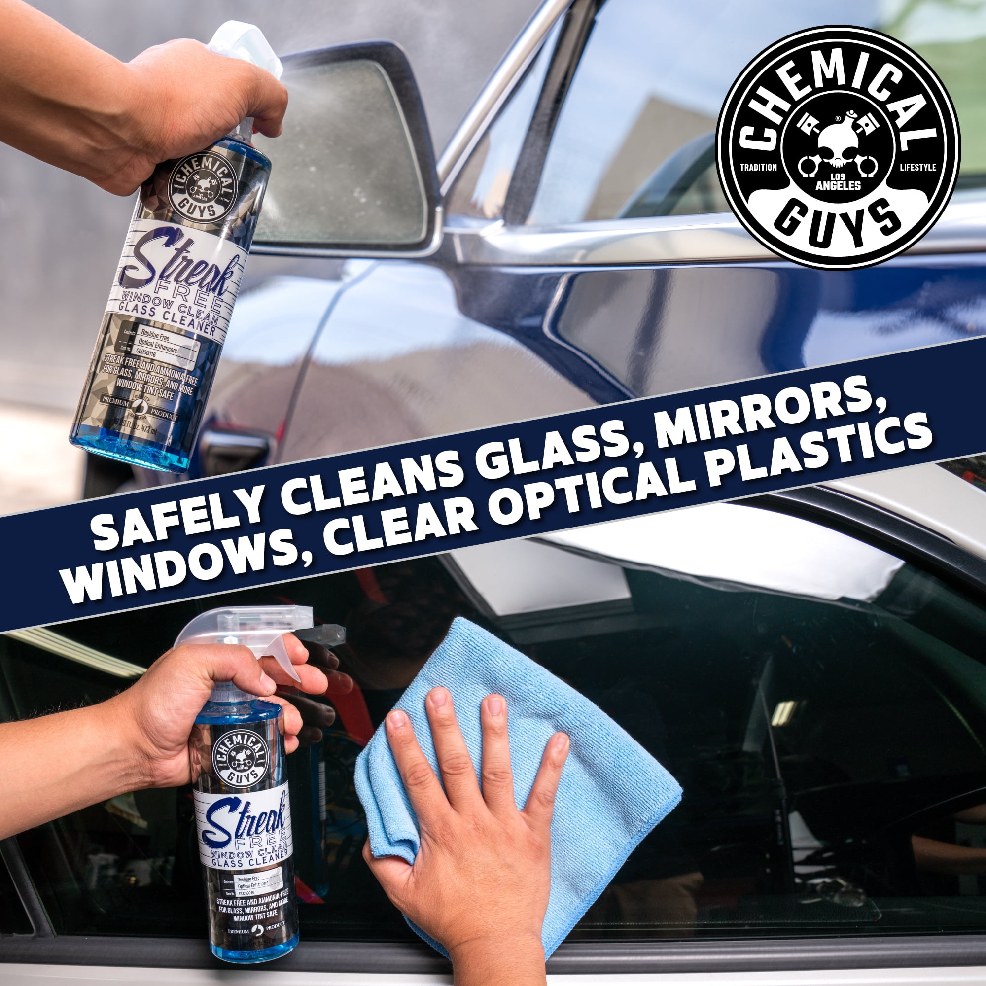 Chemical Guys Streak Free Window Clean Glass Cleaner - 16oz - Fuel