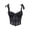 Black, variant on Womens Corset Tops Lace up Steel Ring Overbust Boned Bustier Lace Sheer Push up Shapewear Going out Club Tops