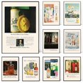 thumbnail image 2 of Cartel publicitario retro de alcohol, whisky, vino, cerveza, impresión en lienzo, decoración de pared retro y cuadros colgantes de los años 80, 2 of 5
