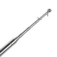 thumbnail image 4 of Portable Collapsable Pole 79" Stainless Steel Telescoping Flagpole Banner Tour Guide Teachers Flag Sign with Non-slip Sponge Cover Grip Handle（Black+Red）, 4 of 6