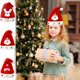 thumbnail image 1 of Ganfancp Christmas Decoration Supplies High Grade Christmas Short Plush Hat Christmas Supplies Adult Christmas Hat Party Dress Up Ofertas Del Día 1X Gorro con Apliques, 1 of 6