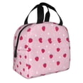 thumbnail image 2 of Honeii Strawberry And Heart Print Lunch Bag Women, Lunch Box Lunch Bag for Women Adult Men, Small Leakproof Cute Lunch Tote Large Capacity Reusable, 2 of 8