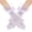 C, variant on Elegant Lace Bow Short Gloves for Women - 2pcs Set - Ideal for Weddings and Special Events