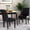 Black, variant on Rolltop Dining Chairs, Swift Assembly / Make Your Dining Arrangement Easier