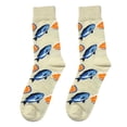 thumbnail image 2 of Calcetines estampados Yinane Medias de Informales Patrones de Calcetería Beige Azul Negro Gris, 2 of 7