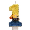 thumbnail image 1 of Goleeg Construction Birthday Candle - Digger Birthday Candles Numbers, Number 1 Birthday Candles, Yellow & Blue Construction Party Decorations, Excavator Birthday Decorations for Party Celebration, 1 of 6