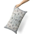 thumbnail image 3 of Boho Throw Pillow Covers 12x20 inch Set of 2 Monaco Rug Persian Carpet Double Sided Pattern Short Plush Cotton Soft Pillow Case Cushion Cover Pillowcase for Couch Sofa Bed Decorative (Grey), 3 of 6