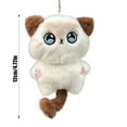 thumbnail image 3 of Hearth & Gear Beckoning Cat With Squeaker And Cute Cartoon Stuffed Animal Keychain Hanging Ornament For Fortune, 3 of 6