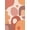 Orange, Pattern 9, variant on ODIKA 4'x6' Yellow Green Vibrant Meadow Pathway Washable Area Rug Impressionist Landscape with Wildflowers for Dorm Room, Small Living Stain Resistant Low Profile, Easy Care