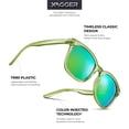 thumbnail image 7 of Square Polarized Mirrored Sunglasses for Women Colorful 80's Anti-Glare TR90 Frame UV Protection Sun Glasses, 7 of 7