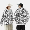 thumbnail image 6 of Fotbe Hand Drawn Snake Men's Women's UPF 50+ Sun Protection Jacket Hooded Cooling Shirt with Pockets Hiking Outdoor Performance-3X-Large, 6 of 9