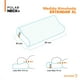 thumbnail image 4 of Almohada Cervical Dreamlab Polar Neck+ 2 Pack de Tela Fría al tacto y memory foam con Gel hipoalergénica Ergonómica Tamaño King Size, 4 of 7