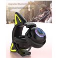 thumbnail image 4 of Auriculares Bluetooth con bonitas orejas de gato con dibujos animados RGB, color amarillo claro, 4 of 9