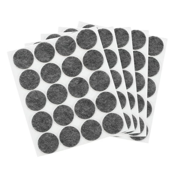 Uxcell 1" Self Adhesive Felt Furniture Pads, 100Pcs Round Felt Pads Hardwood Floor Protectors, Gray