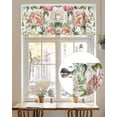 thumbnail image 7 of Valances for Windows Valance Rod Pocket Light Filtering Short Window Treatments Curtains for Kitchen Bathroom Living Room Bedroom, 1 Panel, 54 x 18 Inch, 7 of 7