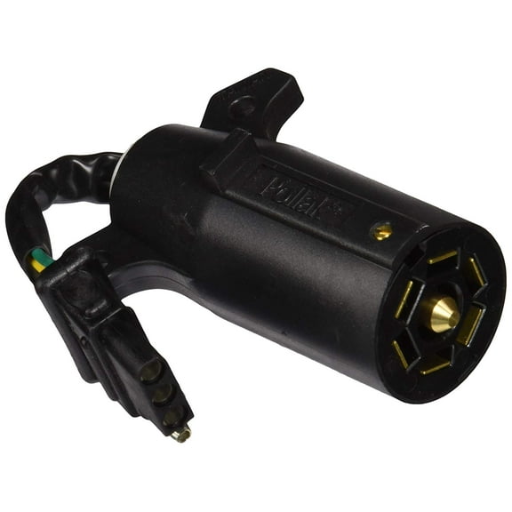 7-Way RV Blade Style to 4-Way Flat Flex Adapter Plug- NEW Visi/Pak ( Pack of 1)