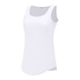 thumbnail image 5 of Ruyang Tank Tops for Women Women's Summer Sleeveless Square Collar Solid Color Vest T Shirt Top Exercise Shirts Women, 5 of 9