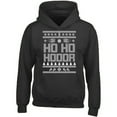 thumbnail image 2 of Unisex Ho Ho Hoder Ugly Christmas Santa Printed Hoodie Long Sleeve Sweatshirt Soft and Comfy Hoodie, Lightweight Hoodie Color Black Small, 2 of 3