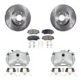 thumbnail image 1 of Transit Auto Front Disc Brake Caliper Rotors and Ceramic Pads Kit for Car 2003-2011 Honda Element KC8-100549T, 1 of 11