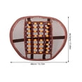 thumbnail image 2 of UPOUART Lumbar Back Pillow Coffee Rectangular Ergonomic Support 1Pcs, 2 of 5