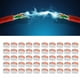 thumbnail image 3 of Conductor 50 Piezas Conector De Conductor De Cable Juego De Terminales De Empalme De Palanca De 2 Puertos Para Cableado, 3 of 7