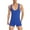 Blue, variant on Men's Wrestling Leotard Stretchy Base Layers Boxer Singlet Athletic Bodysuit