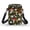 Skull Pattern Design, variant on HELLHERO Bunny Donuts Underarm Shoulder Bag with Zipper Closed Men, Women for Daily Commute or Casual Outings 4.33"x1.97"x7.09"