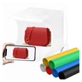 thumbnail image 1 of 24x23x22cm 3colour Dimmable Mini LED Folding Light Box Photography Photo Studio Softbox Light Box ,Easy to Use, 1 of 6