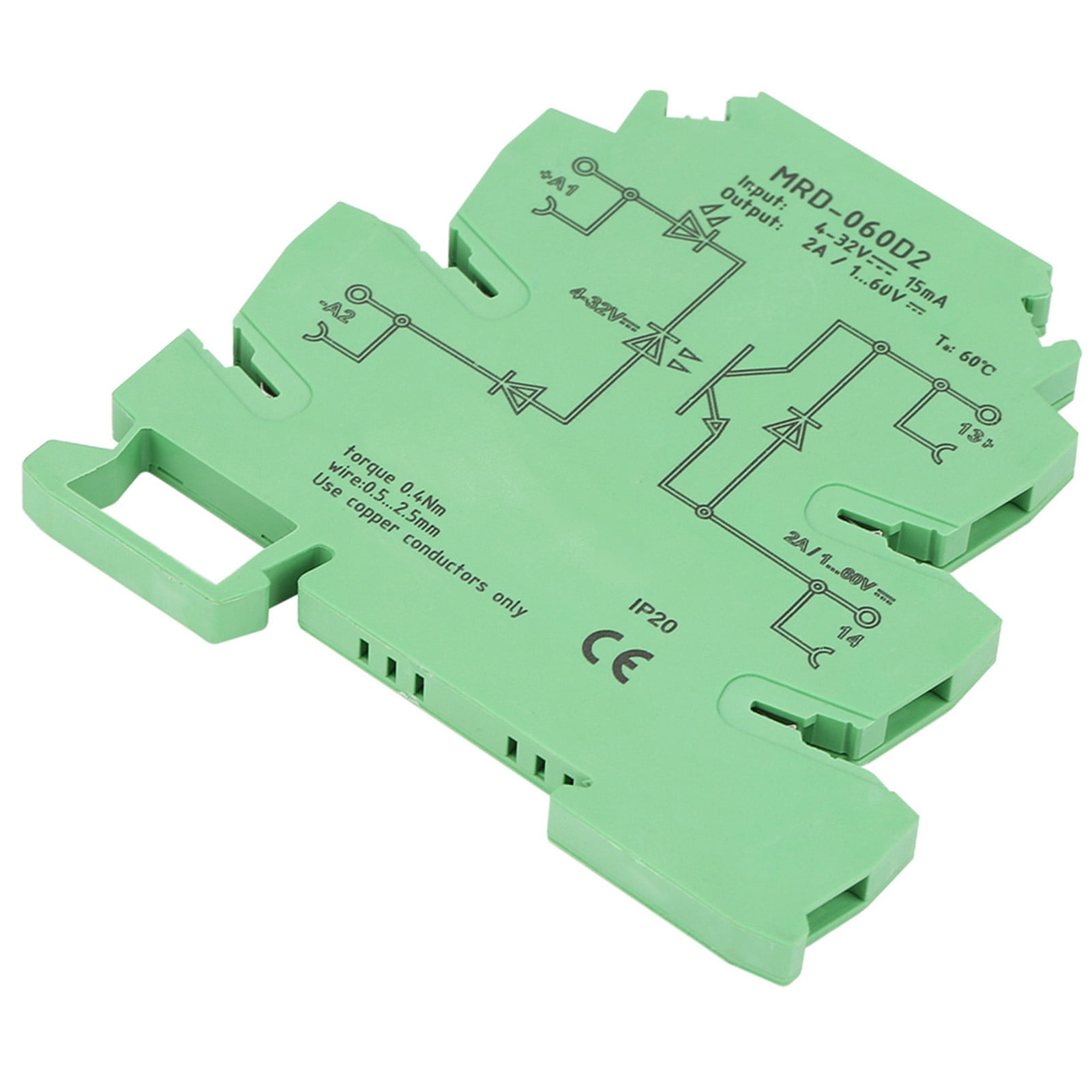 DIN Rail Relay Module, 6.2mm Relay, DIN Rail Relay, For Input 432VDC