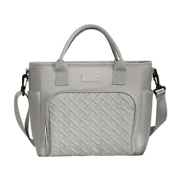 Bolsa Térmica Para El Almuerzo, Almuerzo Reutilizable Para La Escuela, Picnic, Recipiente Térmico Para Alimentos Con Asa, Poliéster Duradero