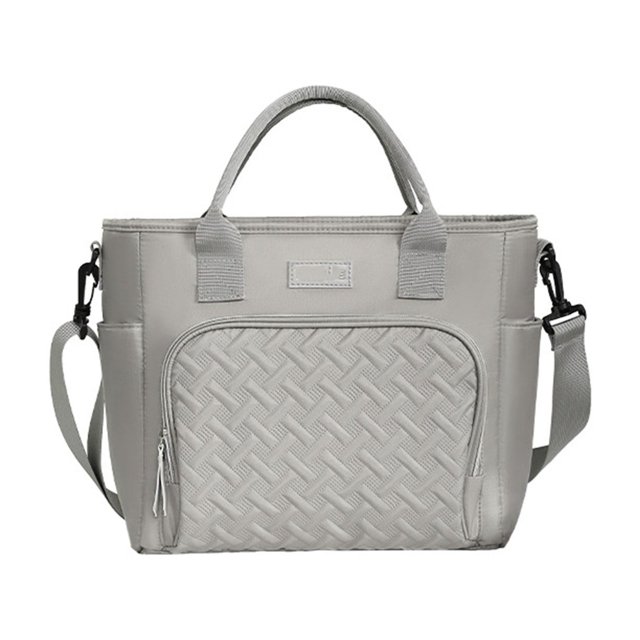 SXcggal Sac à Lunch Isolé Réutilisable pour École Pique-Nique Conteneur Thermique avec Poignée Polyester Durable Incassable Multitaskig Ustensiles de Cuisine