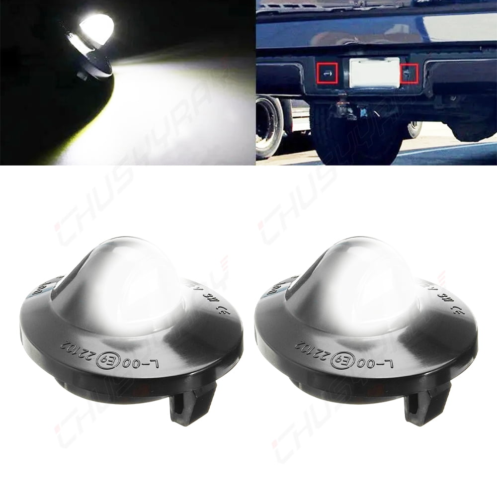 2Pcs LED License Plate Light Bulb Assembly Replacement For 1991-2004 Ford Explorer