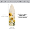 thumbnail image 5 of Kuiaobaty Heavy Duty Ironing Board Cover Heatproof Ironing Board Protective Covers Scorch Resistant with 3 Fasteners 15 x 54 Inches Home Decoration, Sunflower Butterfly Dragonfly Leaf, 5 of 5