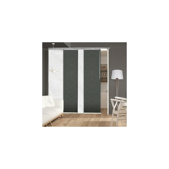Modern Room Divider PanelsTrack System PartitionSteel Divider Wall88"L x 4.25"D x 94"H