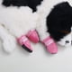thumbnail image 5 of Zapatos para perros resistentes al agua Botas para perros cómodas y transpirables Protectores de patas antideslizantes Rosa 4 piezas, L, 5 of 7