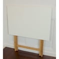 thumbnail image 2 of Eccostyle Bamboo Frame Folding Desk - White, 2 of 7