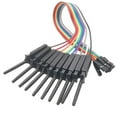 thumbnail image 4 of Luckyn 10PIN Hook Clip Line Kit,High Efficiency Logic Analyzer Cable Gripper Probe Test, 4 of 9