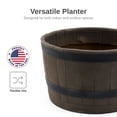 thumbnail image 4 of 2X BARREL PLANTER (2 BANDS) DSP-DCO, 4 of 8