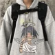 thumbnail image 5 of Sudaderas para hombre, sudaderas con capucha con gráficos de manga negra, ropa para hombre, sudaderas novedosas y cálidas de anime, moda divertida de Harajuku, 5 of 5