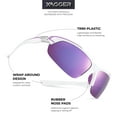thumbnail image 5 of Xagger Polarized Sports Sunglasses for Men Women UV400 Wrap Around Baseball Softball Running Sun Glasses, 5 of 6