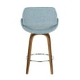 thumbnail image 2 of Fabrico Mid-Century Modern Counter Stool by LumiSource, 2 of 9