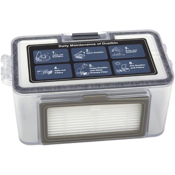 For BR150 BR151 Robot Vacuum Cleaner Dust Bin Box Replacement Spare Parts Accessories